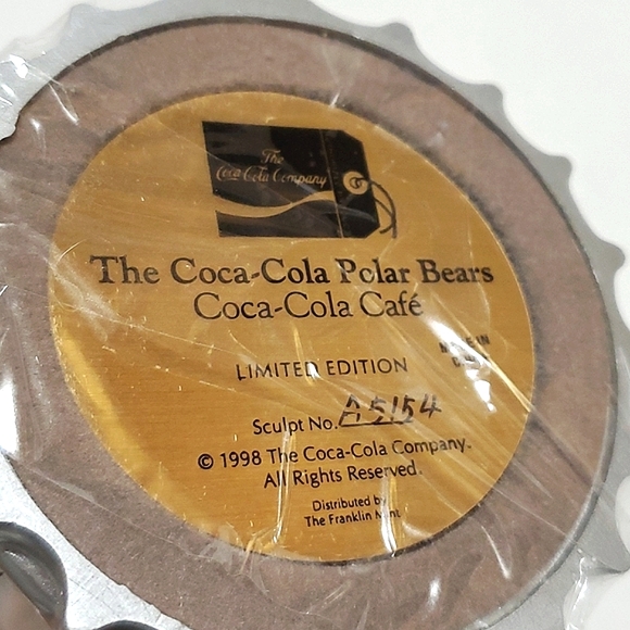 Coca-Cola Polar Bears Coca-Cola Cafe Domed Globe Limited Edition Frankli… - Picture 14 of 14